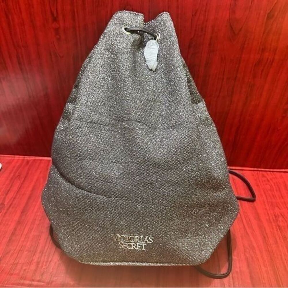 Victorias Secret black sparkles Backpack